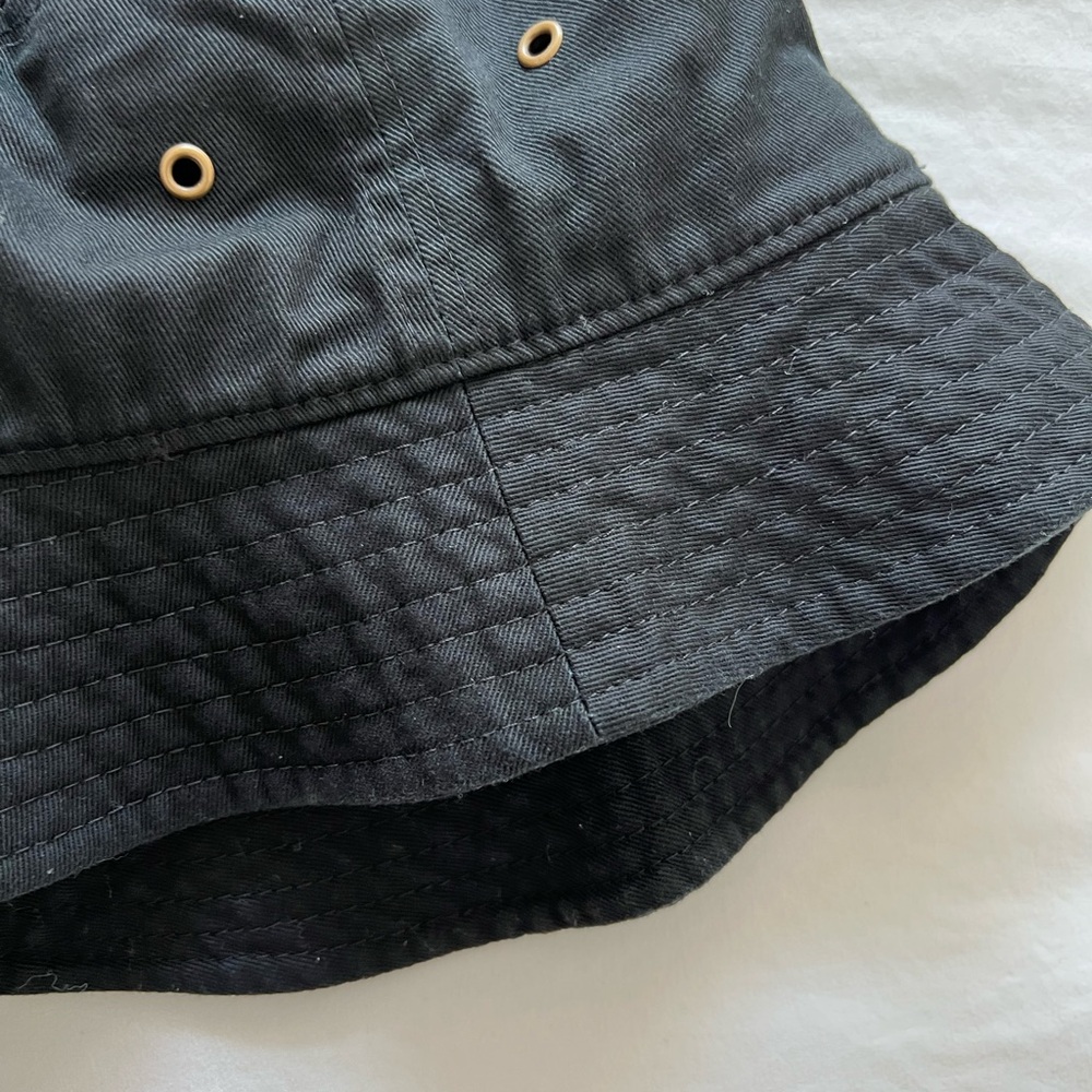 NWT The Hat Depot Classic Cotton Black Bucket Hat S/M - Picture 7 of 9